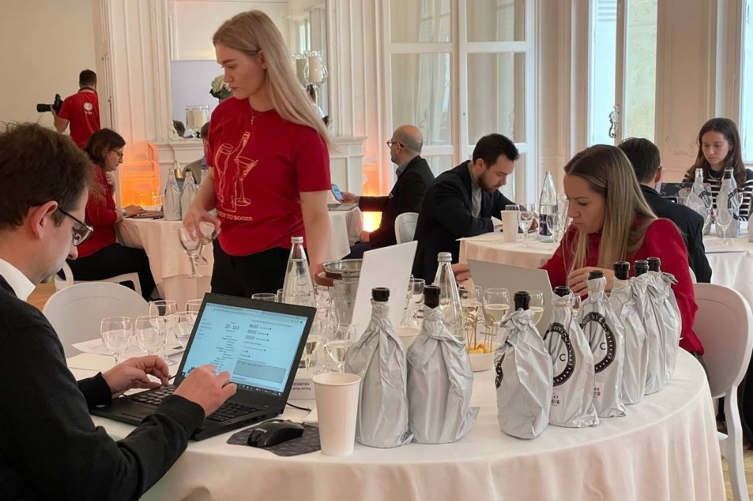 Judging Process From Paris Wine Cup - 2022